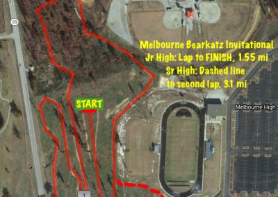 Melbourne Bearkatz Invitational Map